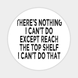 there's nothing i can't do except reach the top shelf i can't do that Magnet